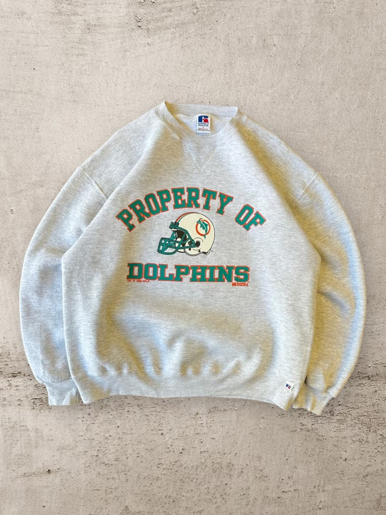 90s Miami Dolphins Russel Athletics Crewneck - Large