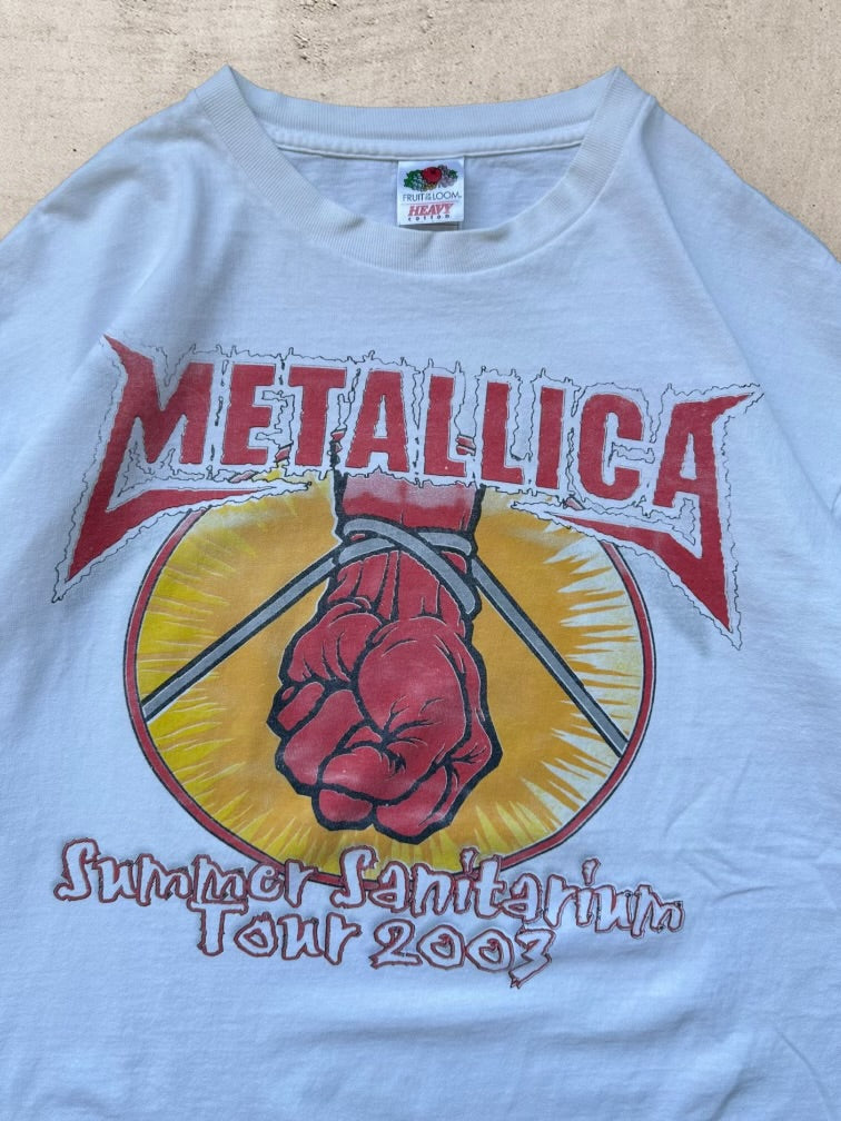 00s Metallica Summer Sanitarium Tour Graphic T-Shirt - Large