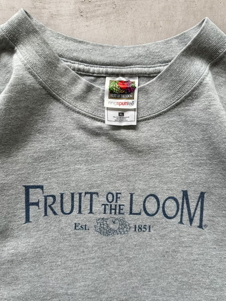 90s Fruit of The Loom Graphic T-Shirt - XL