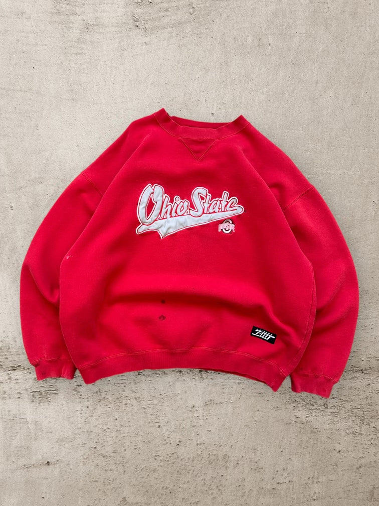 90s Ohio State Embroidered Crewneck - XL