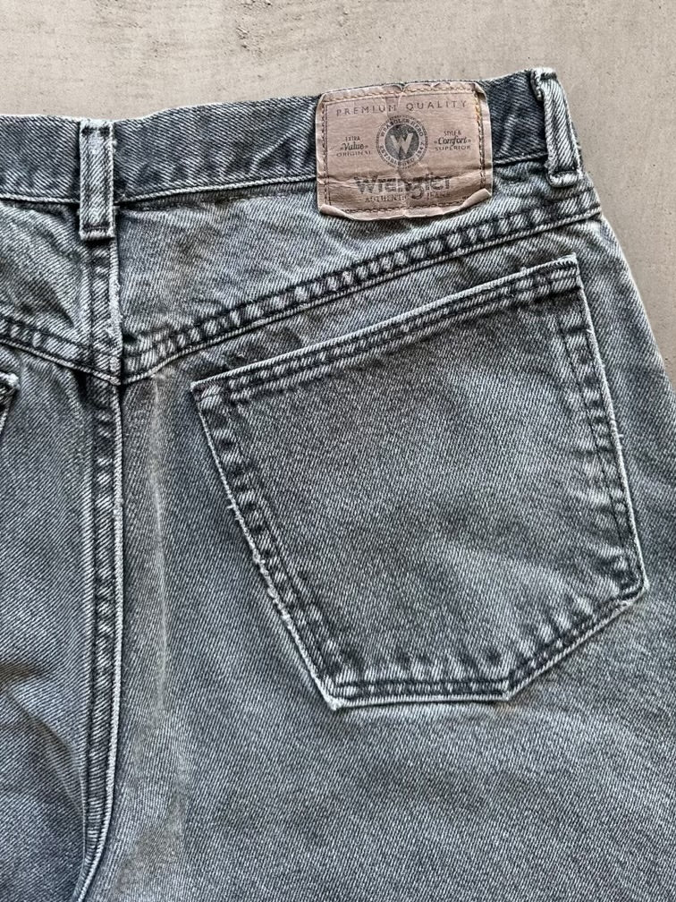 90s Wrangler Distressed Denim Shorts - 31