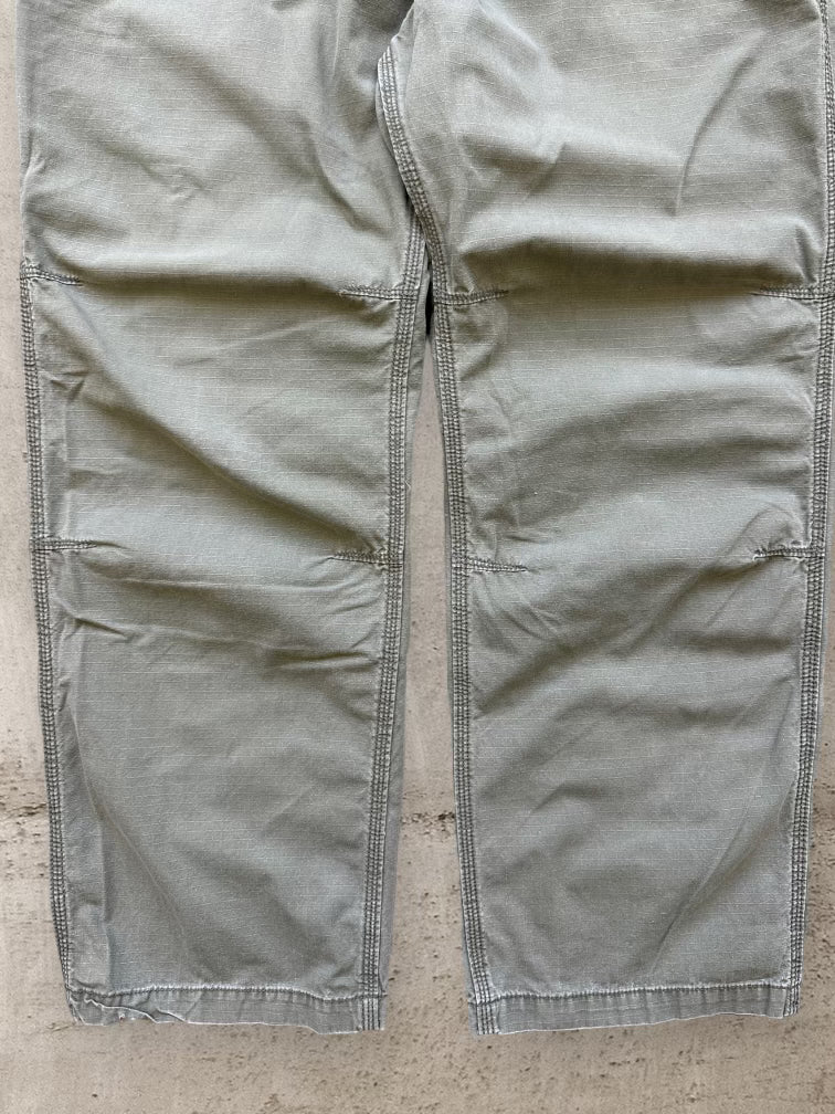 00s Carhartt Olive Green Cargo Pants - 37x28
