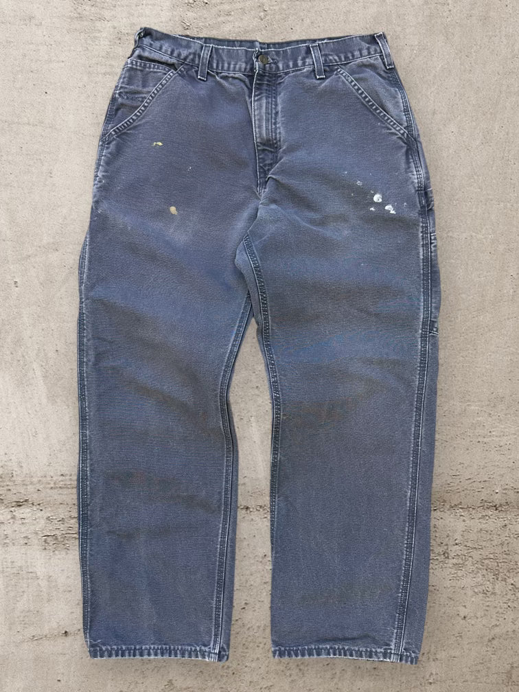 00s Carhartt Grey Carpenter Pants - 32x29