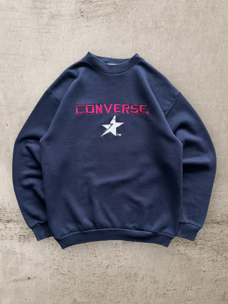 90s Converse Embroidered Crewneck - Medium