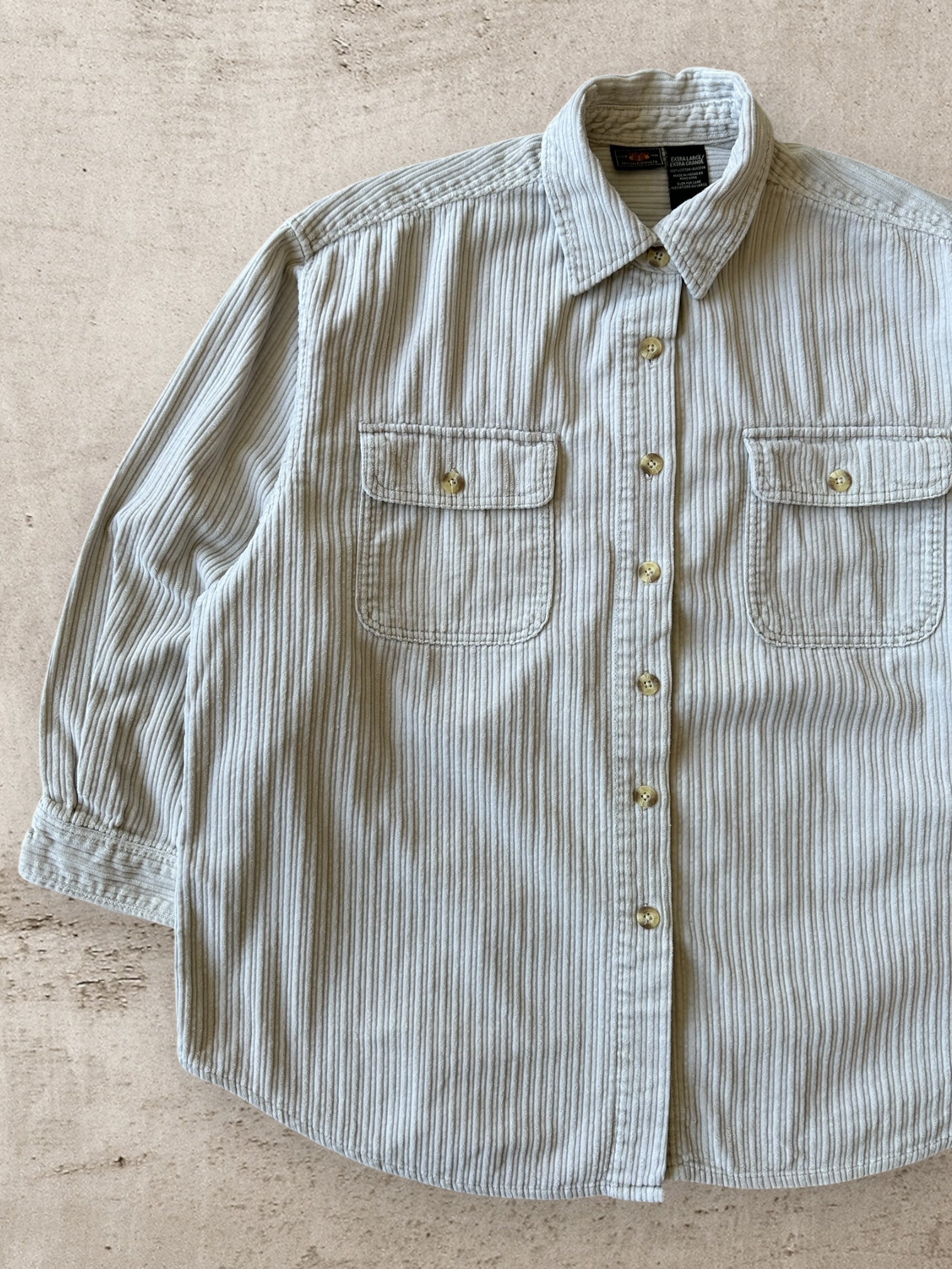 00s Route 66 Corduroy Button Up Shirt - XL