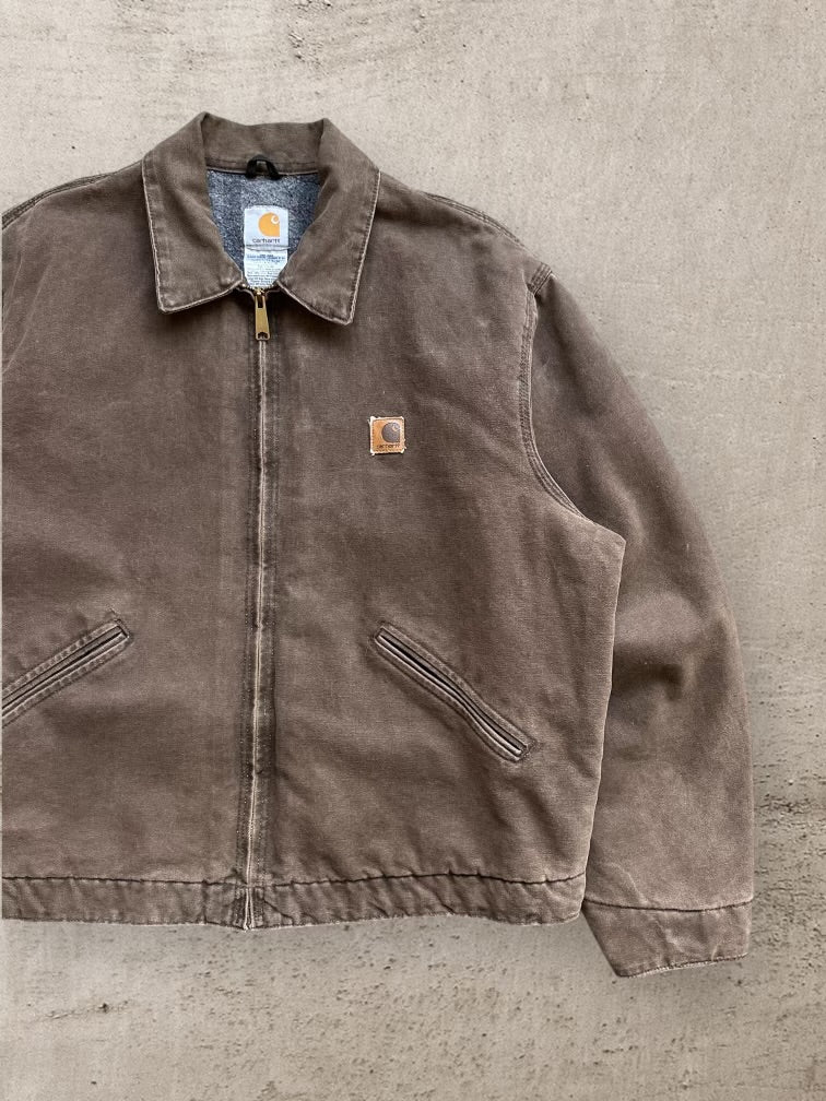 00s Carhartt Wool Lined Detroit Jacket - XL