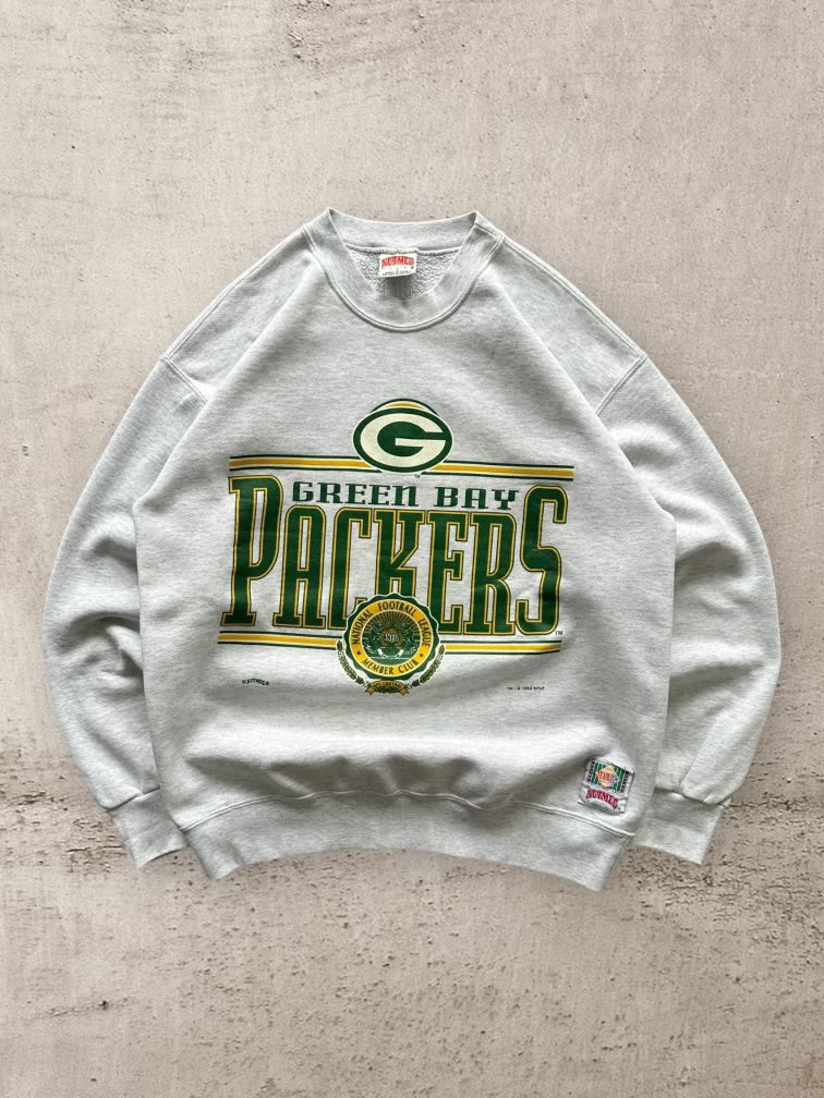 90s Nutmeg Green Bay Packers Crewneck - Large