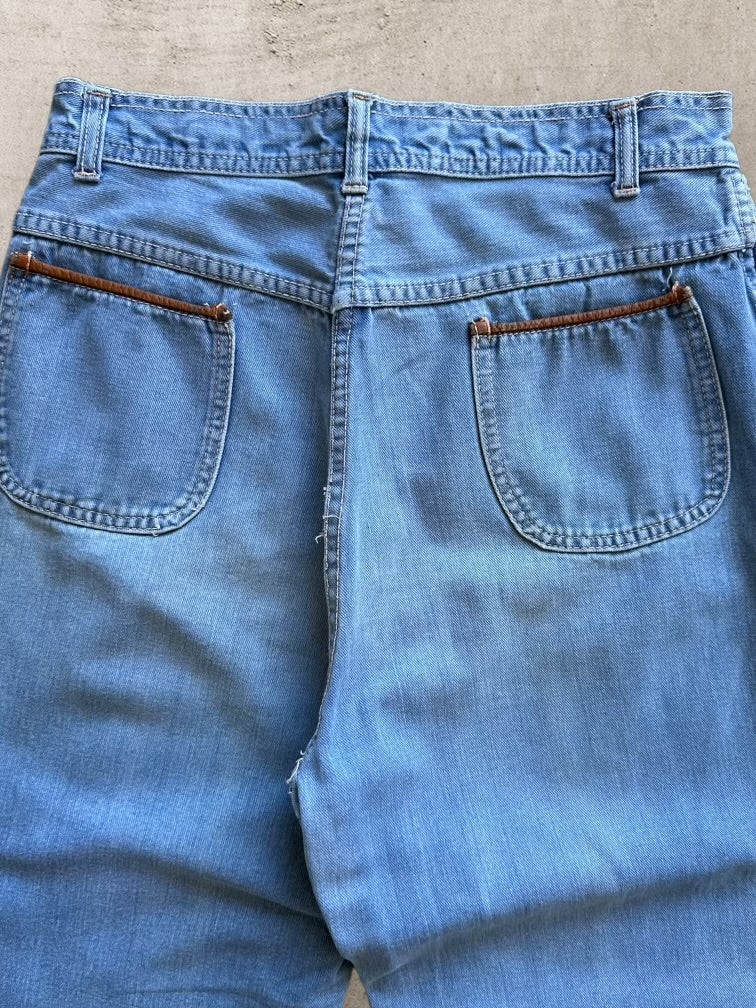 70s/80s Sears Straight Leg Denim Pants - 32x33