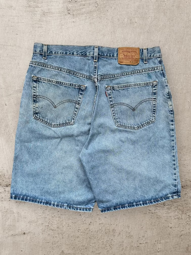 90s Levi’s 560 Denim Shorts - 38