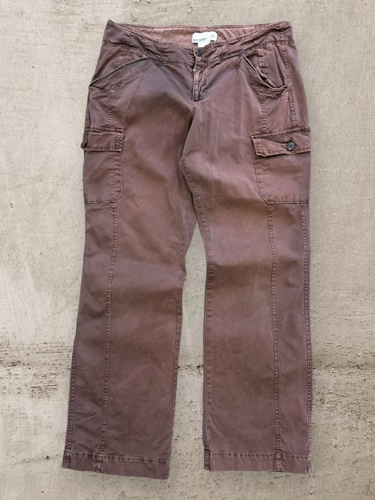 00s Old Navy Brown Cargo Pants - 35x31