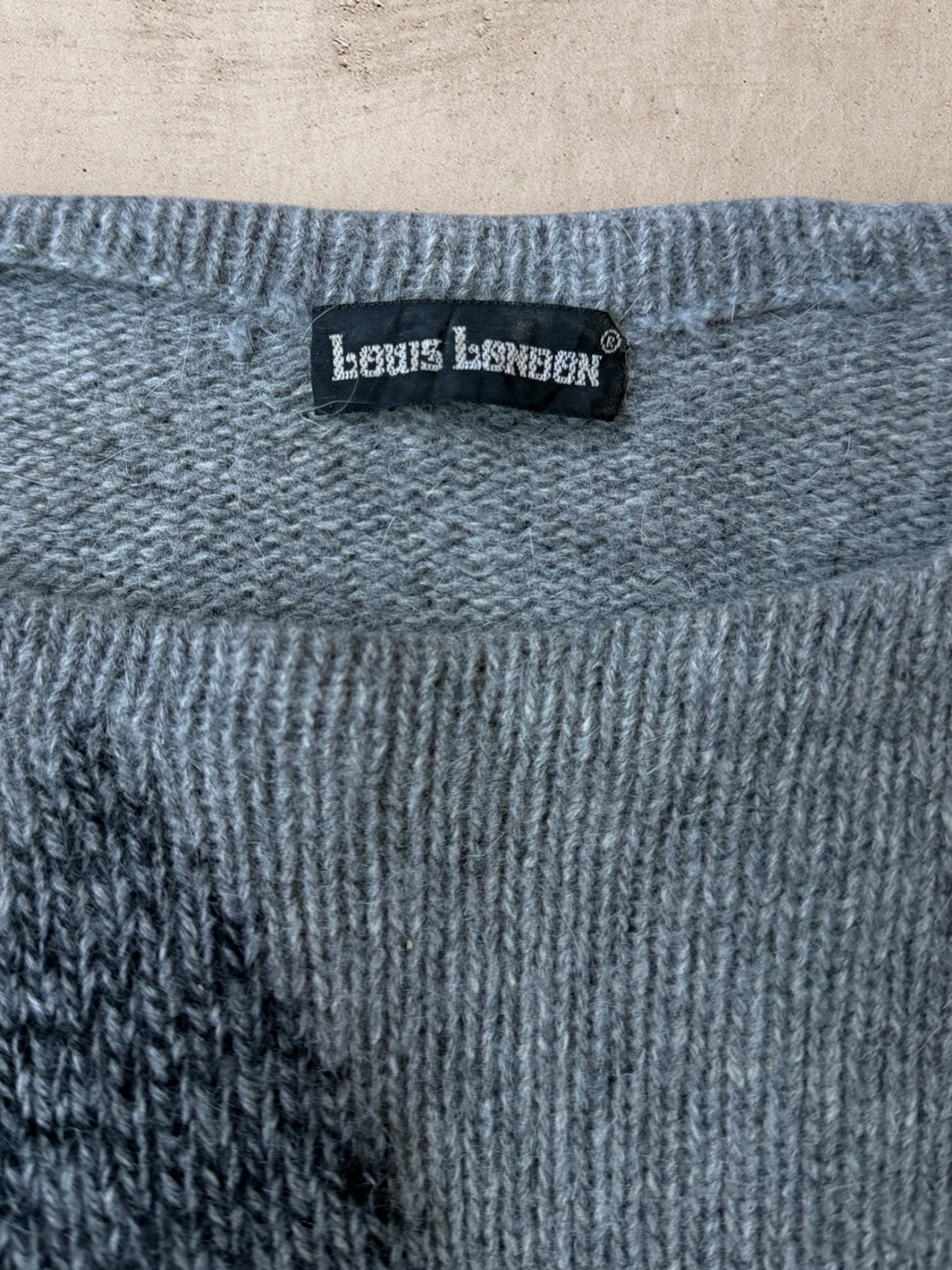 80s Louis London Star Wool Sweater - Medium
