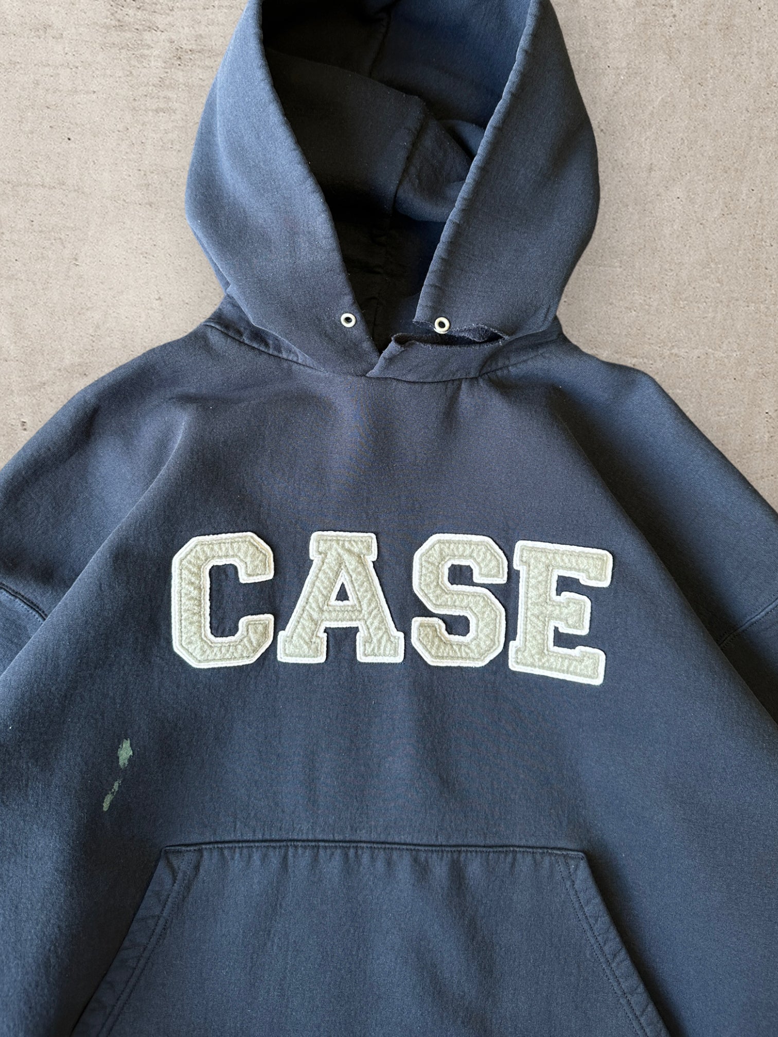 00s Champion CASE Spell Out Hoodie - XL
