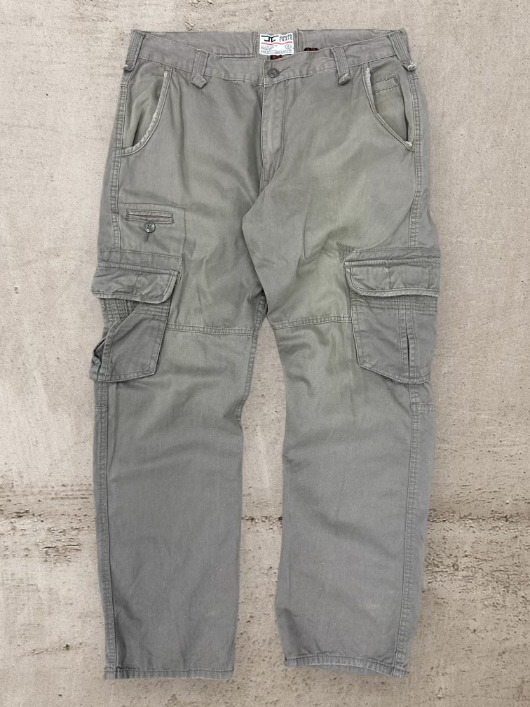 00s Jordan Craig Grey Cargo Pants - 36x31