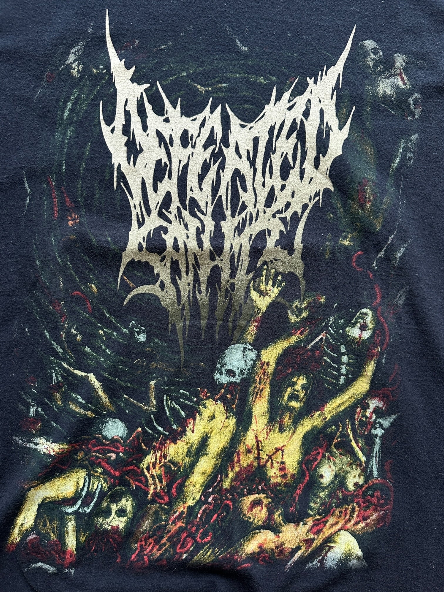 00s Defeated Sanity Pslams of The Moribund Graphic Cut Off - XL
