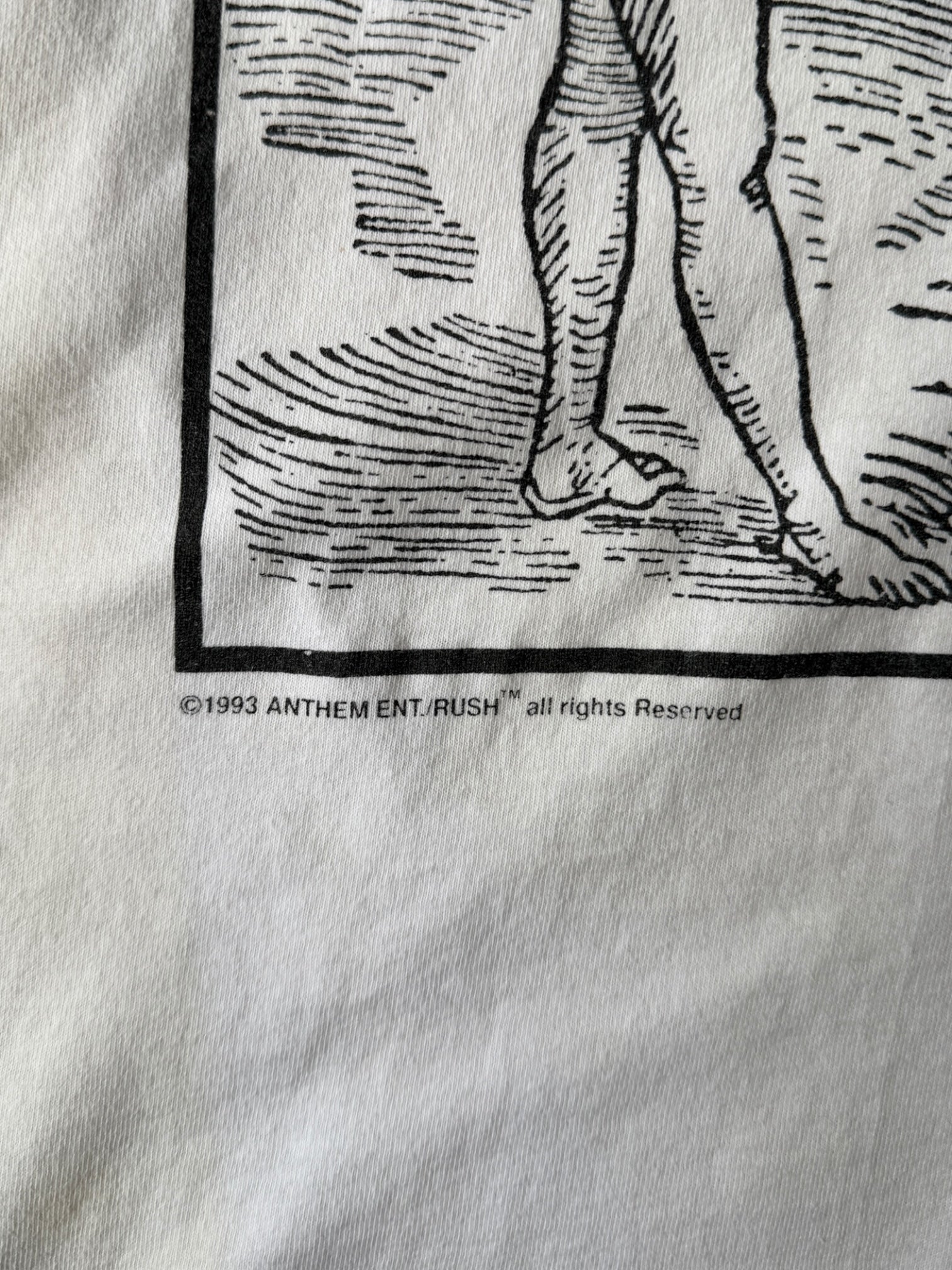 90s Rush Counterparts Tour Graphic T-Shirt - Large