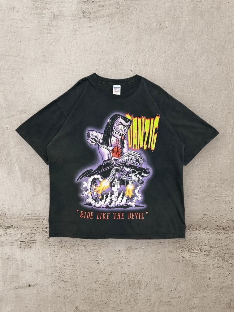 90s Danzig Ride Like The Devil Graphic T-Shirt - XL