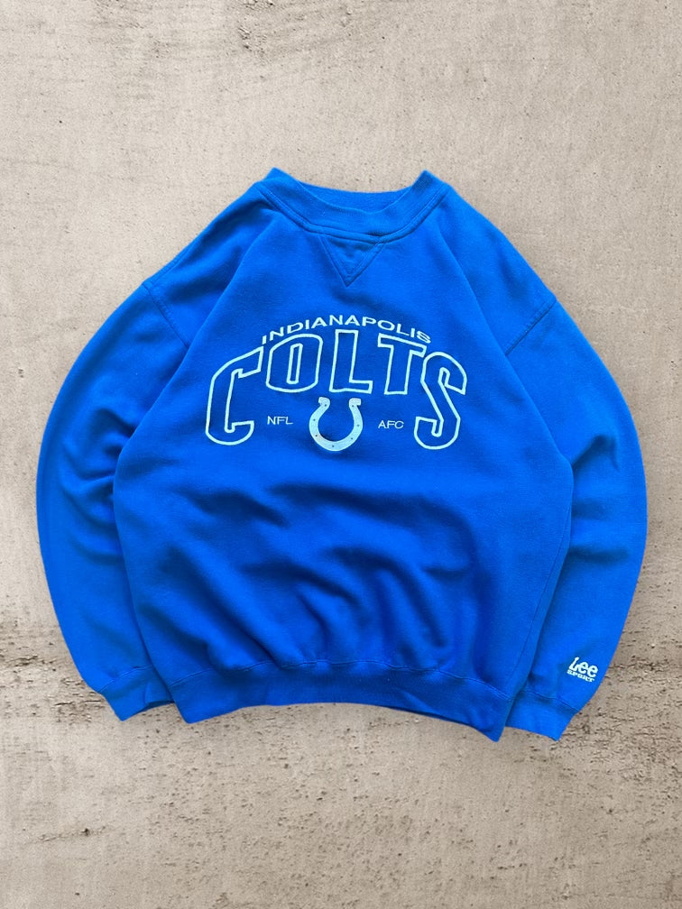 90s Lee Sport Indianapolis Colts Crewneck - Medium