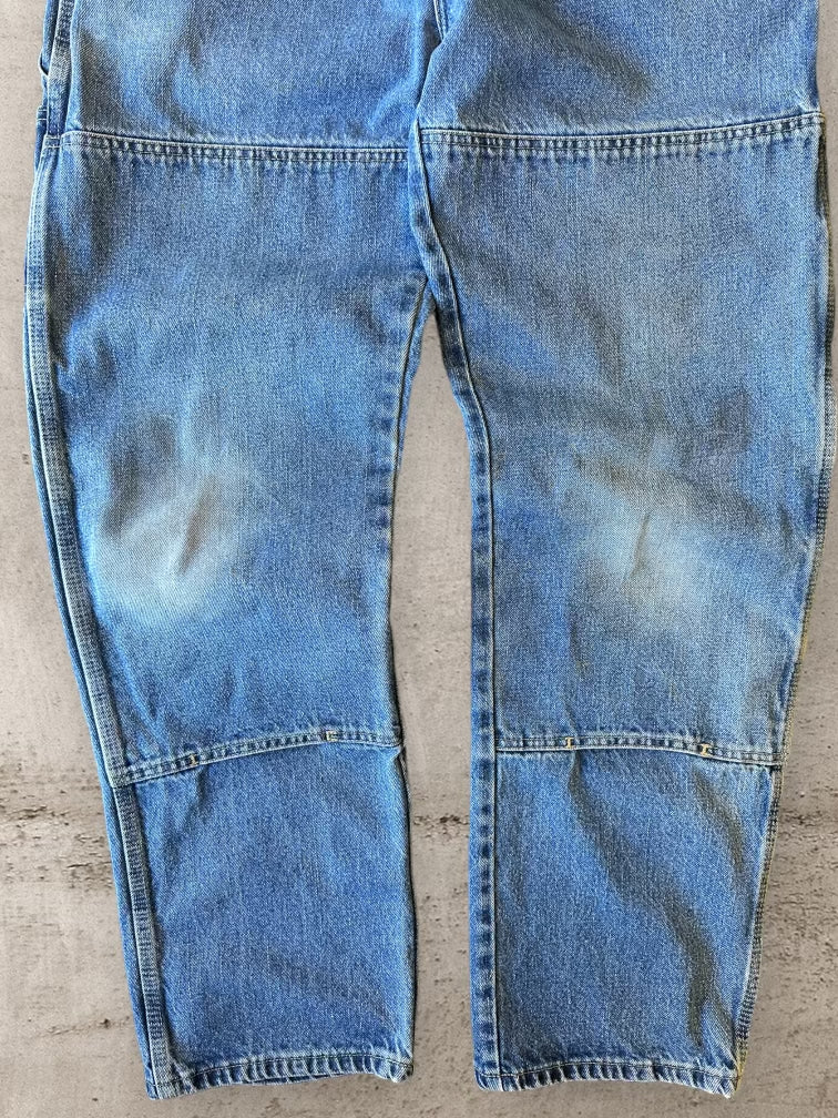 00s Dickies Double Knee Medium Wash Denim Jeans - 37x33