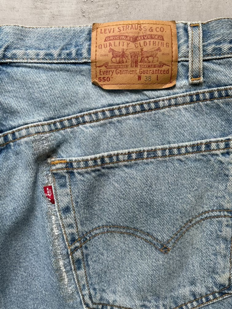 90s Levi’s 550 Denim Shorts - 38