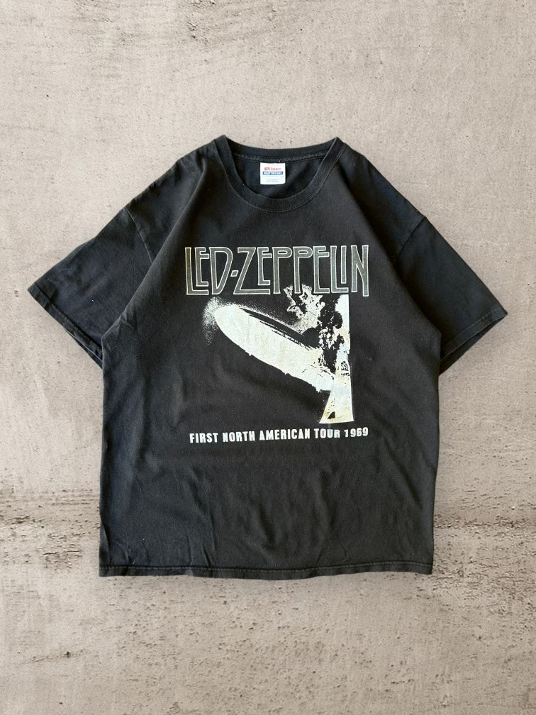 00s Led Zeppelin First North American Tour T-Shirt - Large