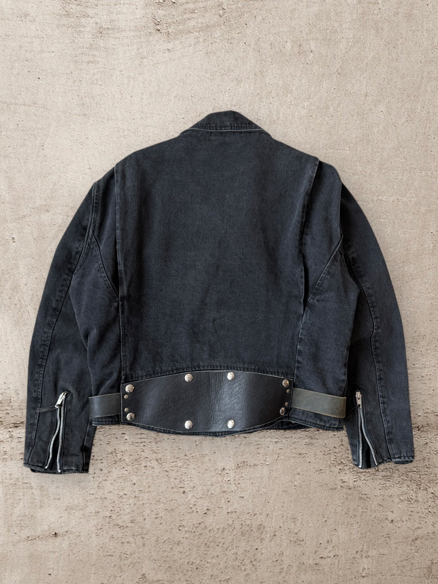 80s Weekends Canvas Moto Jacket - Large
