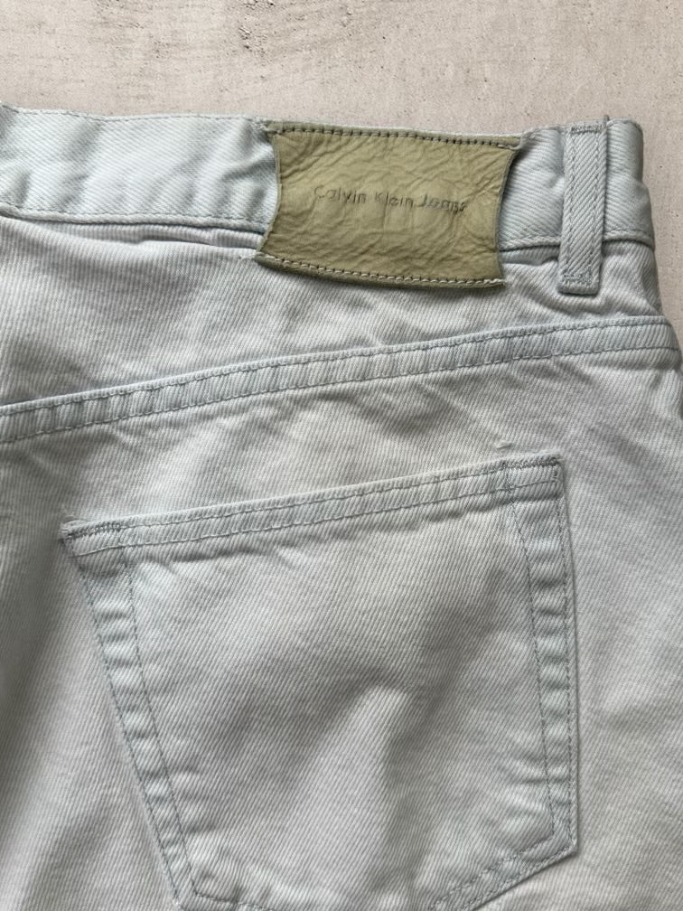 90s Calvin Klein Denim Shorts - 34