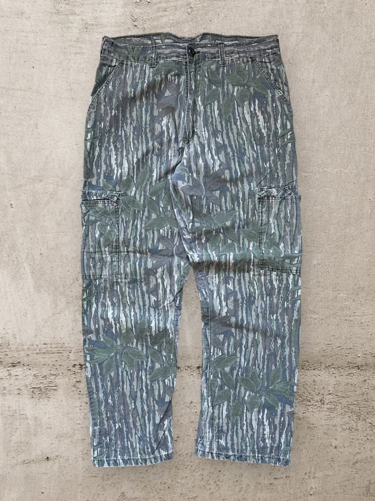 90s Real Tree Camouflage Cargo Pants - 36