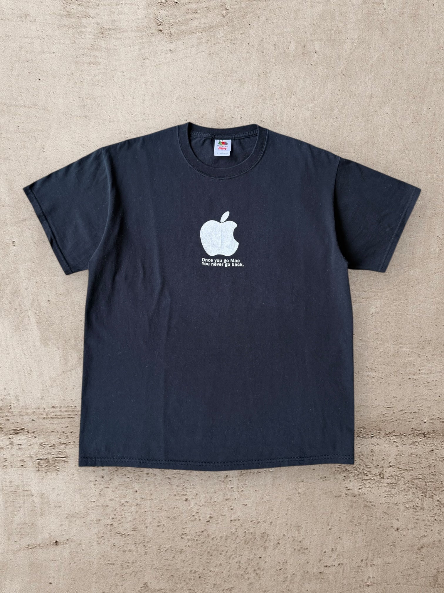 00s Once You go Mac Graphic T-Shirt - Large