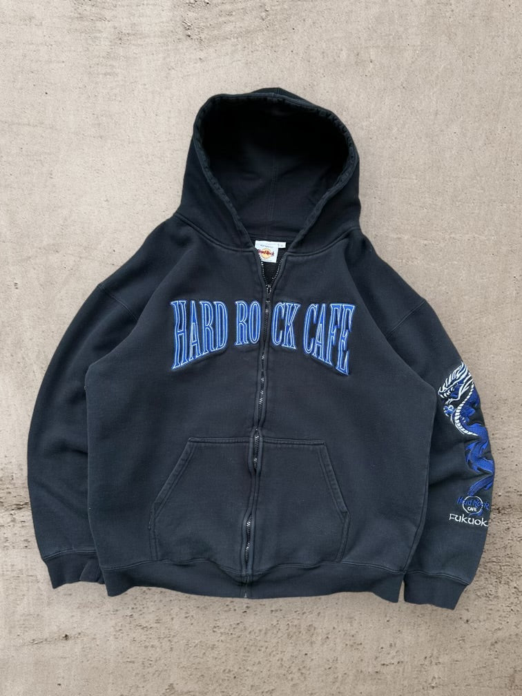 00s Hard Rock Cafe Embroidered Hoodie -