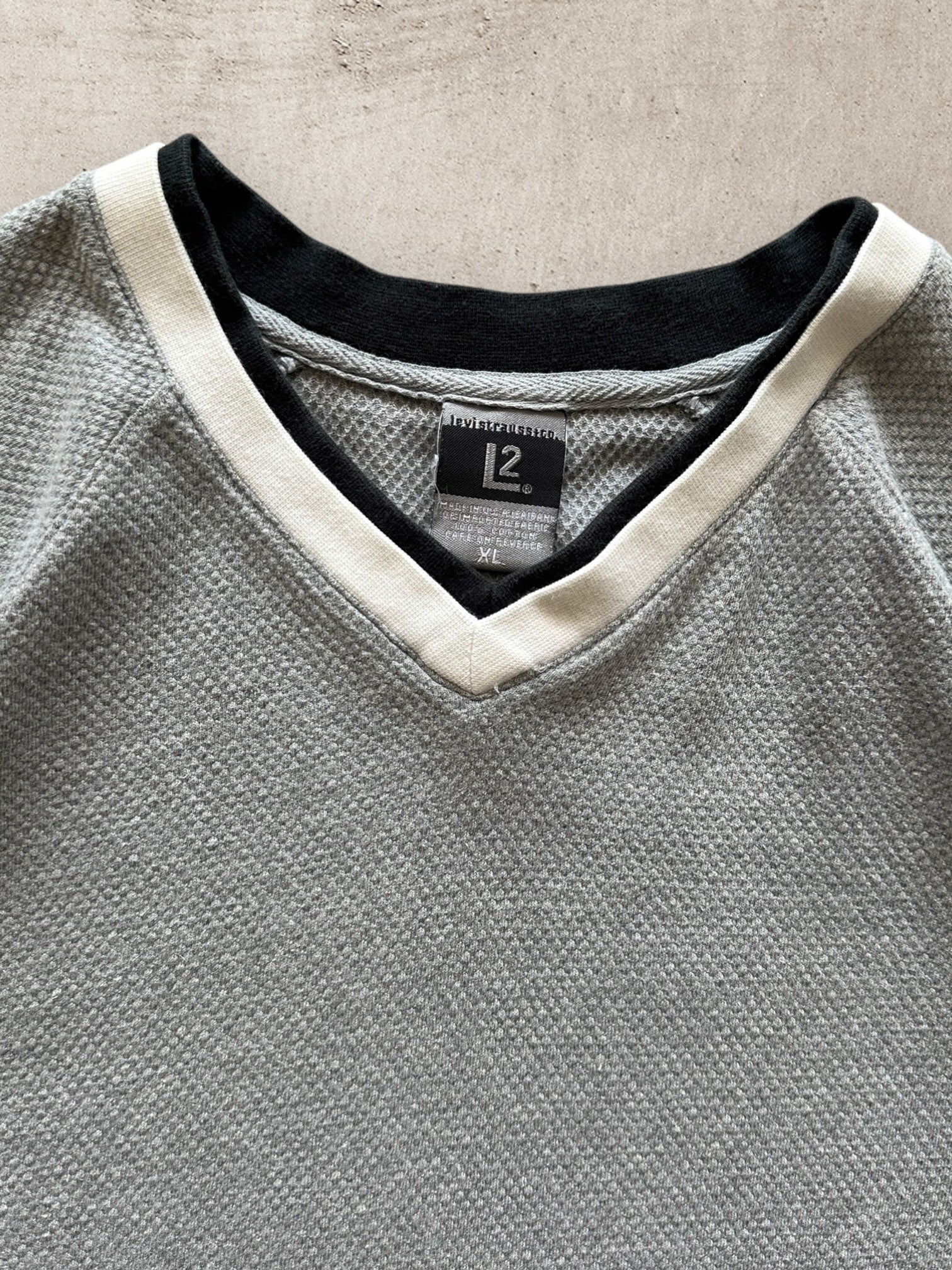 00s Levi’s L2 Striped Cuff Shirt - XXL