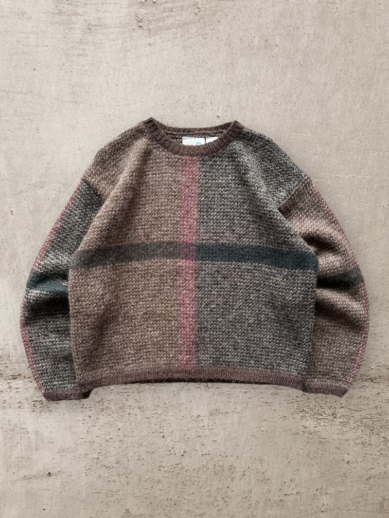 90s Paul Harris Mohair Striped Sweater - Large