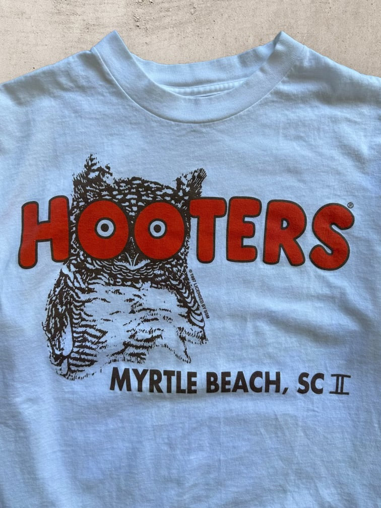 90s Hooters Myrtle Beach Graphic T-Shirt - Medium