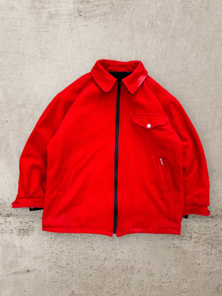 90s Marlboro Reversible Zip Up Wool Jacket - XL