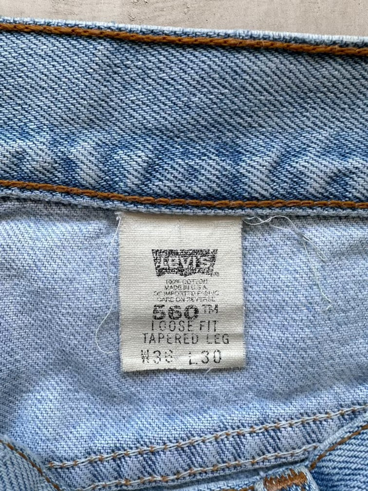 90s Levi’s 560 Denim Jeans - 34x29