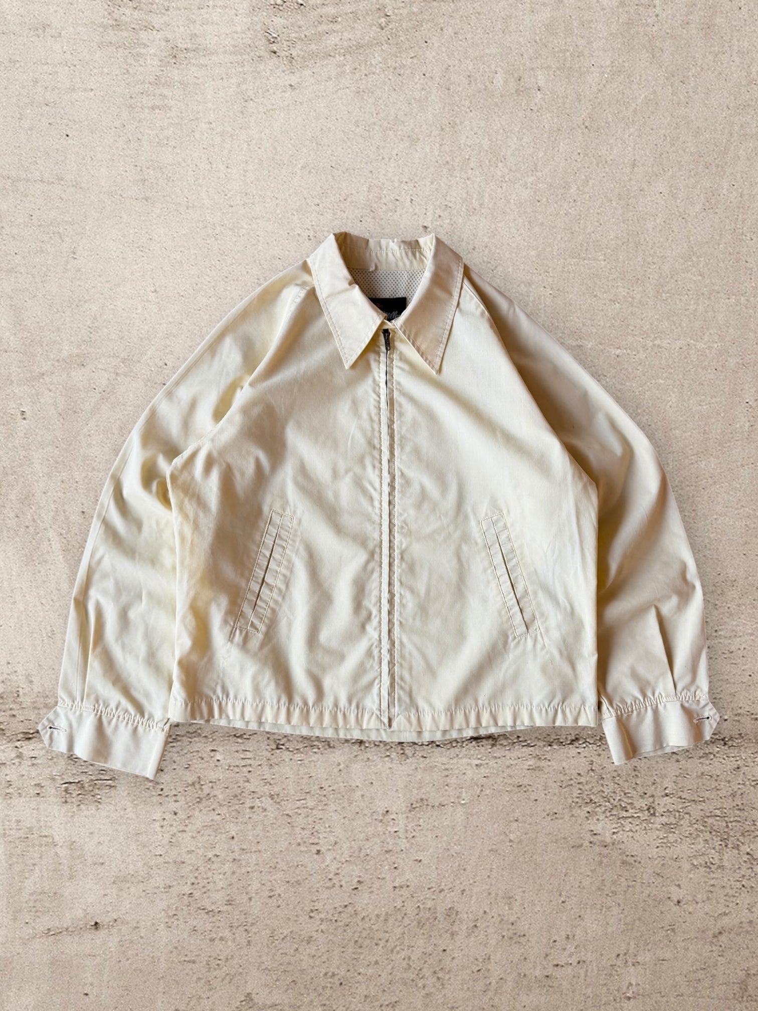 70s Johnny Miller Pale Yellow Herrington Jacket - Large