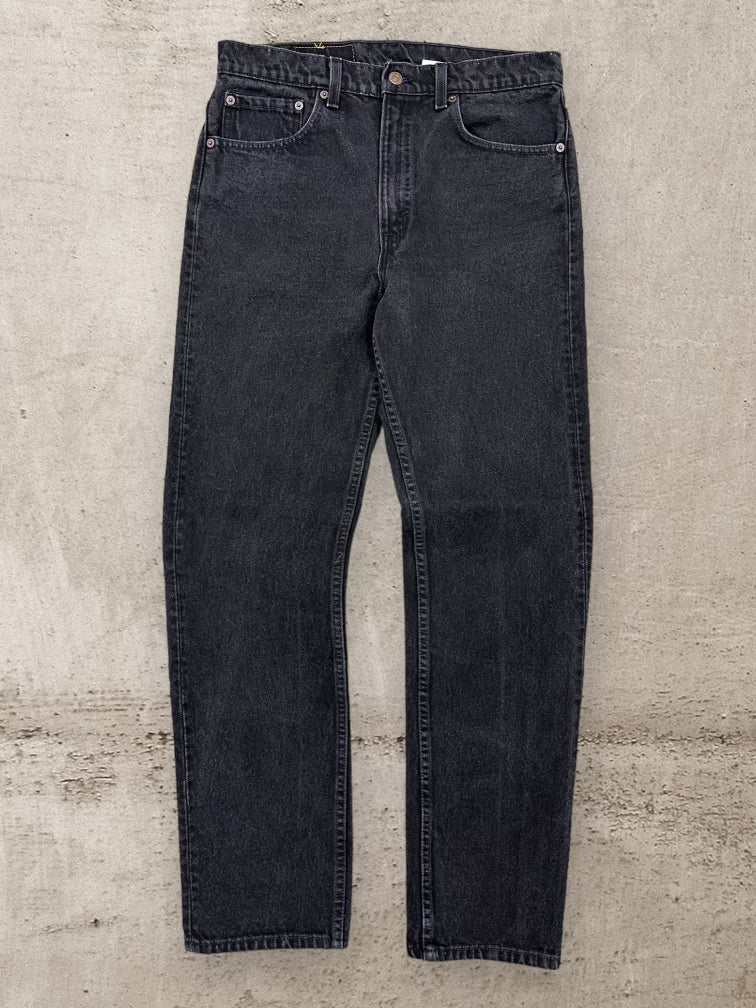 90s Levi’s 505 Black Denim Jeans - 32x31