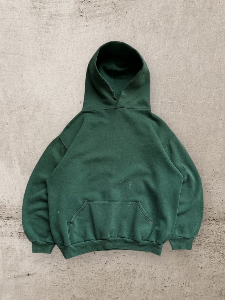 70s Russell Athletic Forest Green Hoodie - Medium