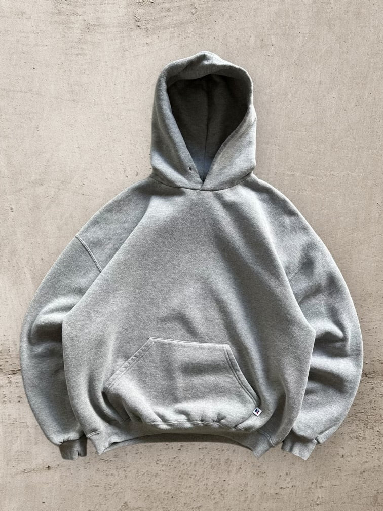 00s Russell Athletic Grey Hoodie - XL