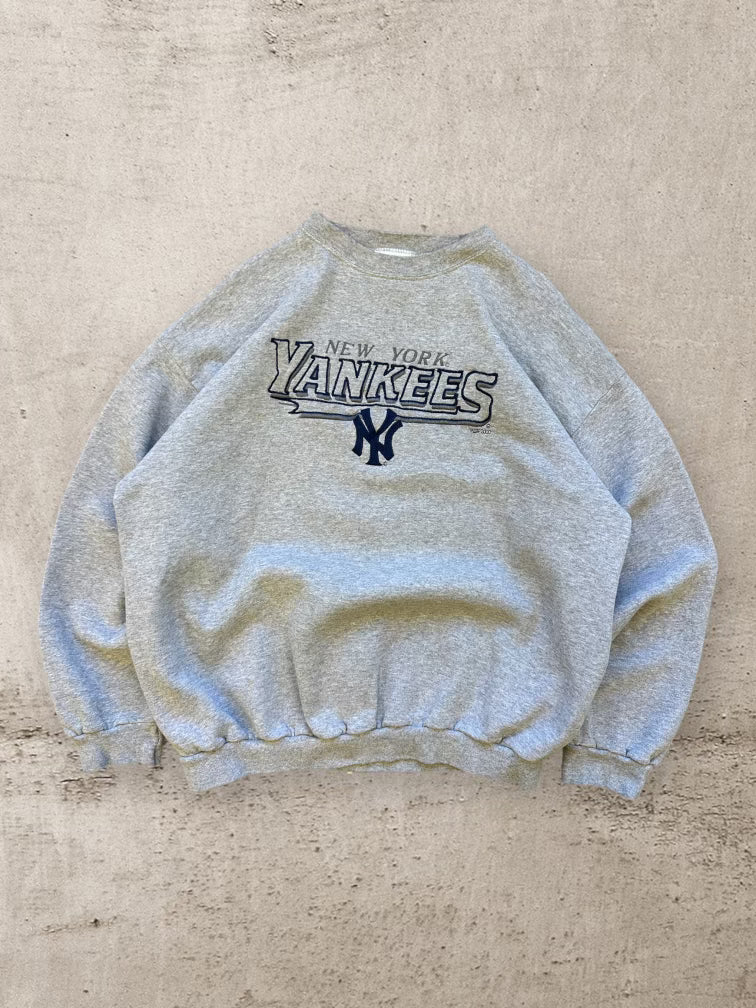 90s Logo7 New York Yankees Crewneck - XL