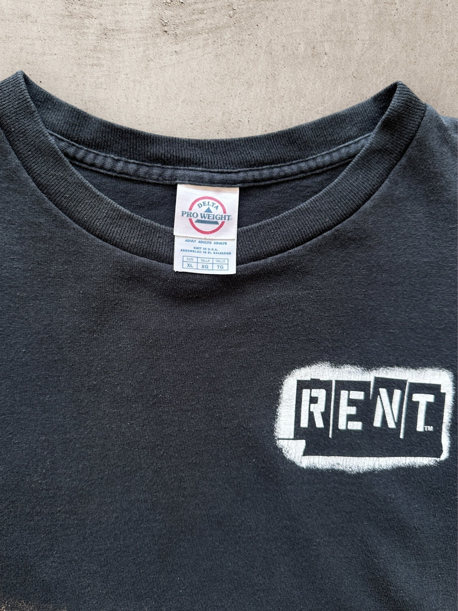 00s Rent No Day but Today L/S Distressed T-Shirt - Large