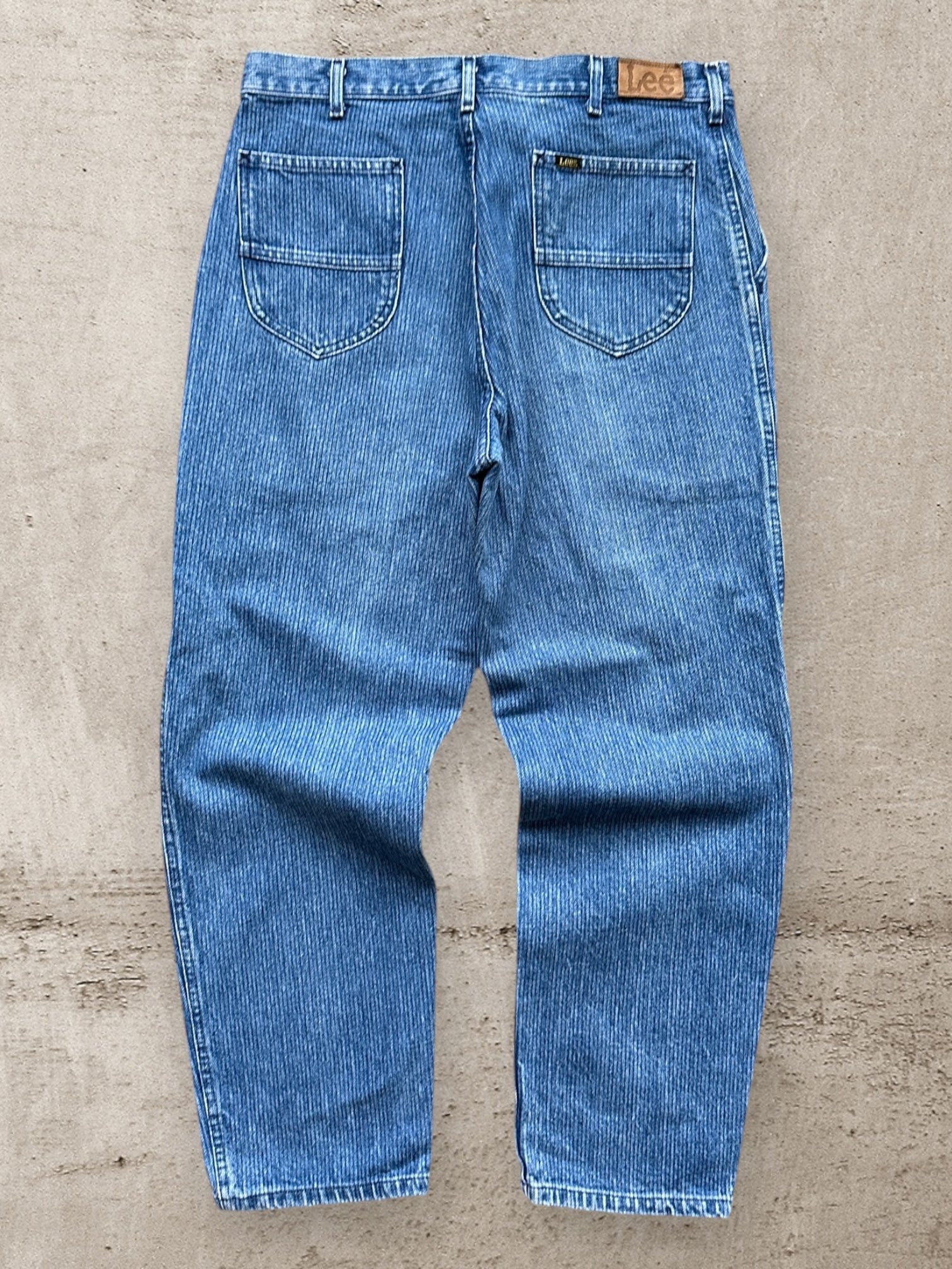 ８０年代Lee42x32 80s Lee Striped Denim Jeans - 32 – The Juncture