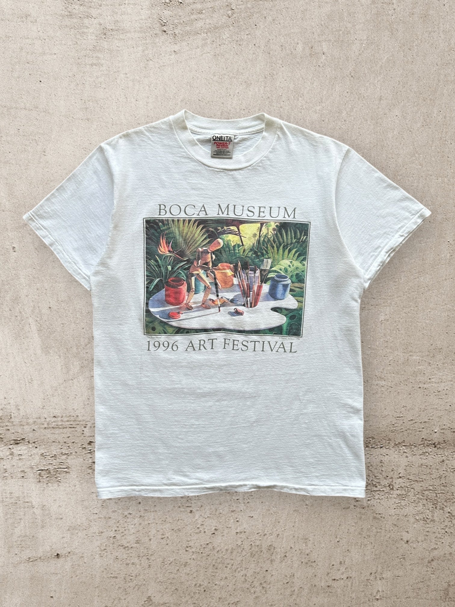 90s Boca Museum Art Festival Graphic T-Shirt - Medium