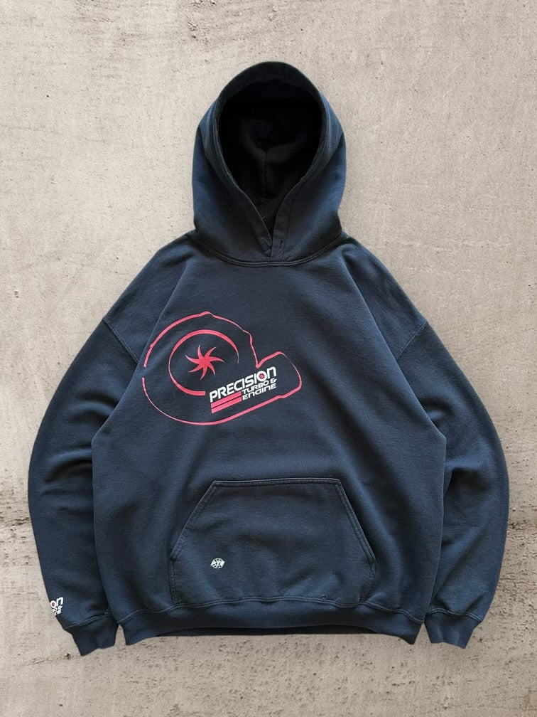 00s Precision Turbo & Engine Graphic Hoodie - Large