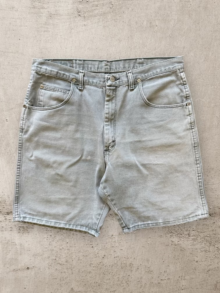 00s Wrangler Faded Denim Shorts - 36