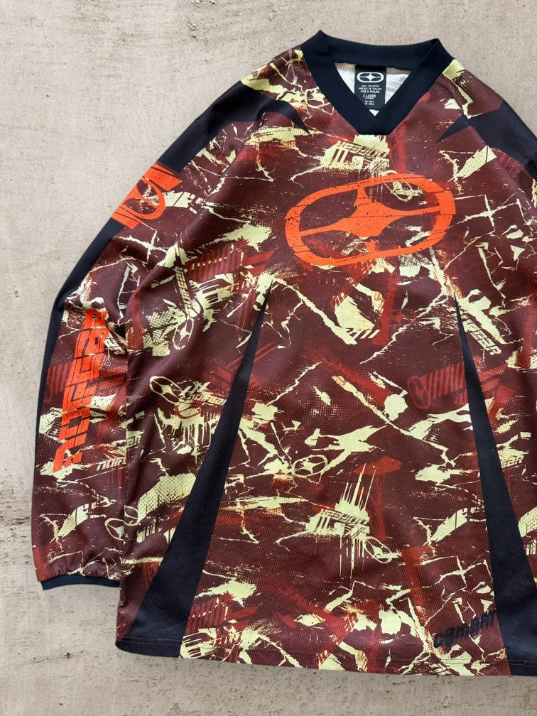 90s No Fear Camouflage Motocross Jersey - XL – The Juncture