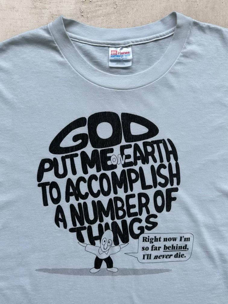 90s Never Die God Parody Graphic T-Shirt - XXL