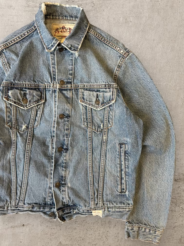 00s Abercrombie & Fitch Medium Wash Denim Jacket - Medium