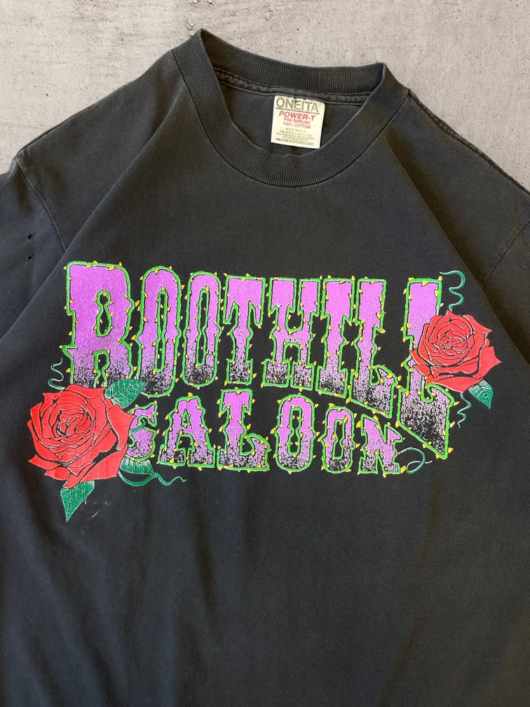 90s Boothill Saloon Rose Graphic T-Shirt - Medium