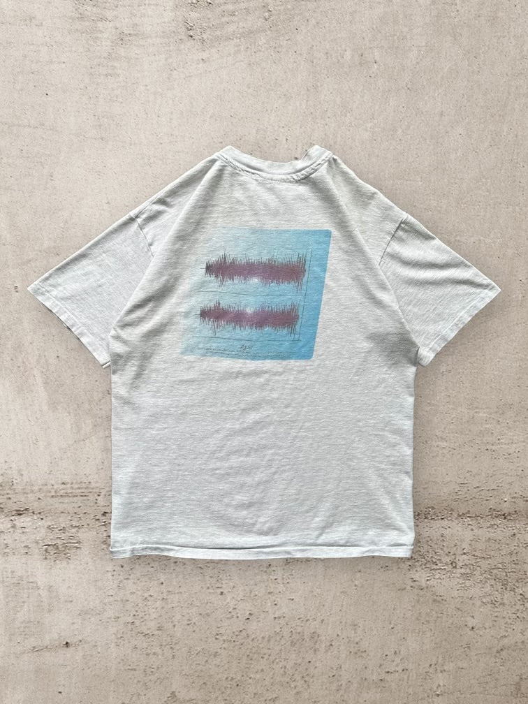 90s Wavelength Listen Graphic T-Shirt - Large