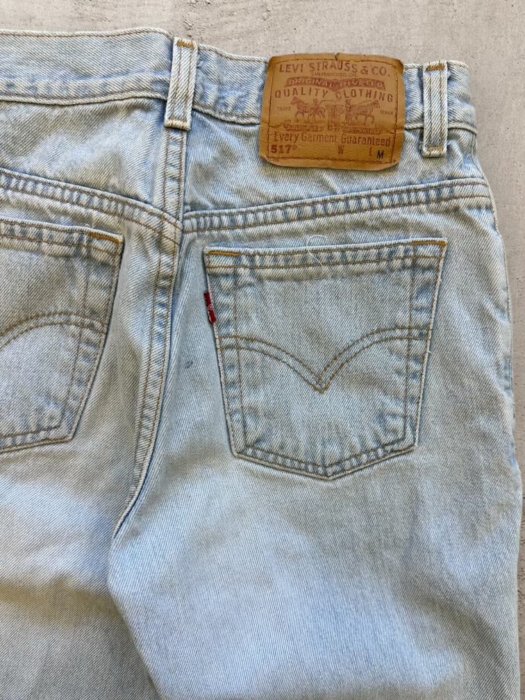 90s Levi’s 517 Light Wash Denim Jeans - 26x30